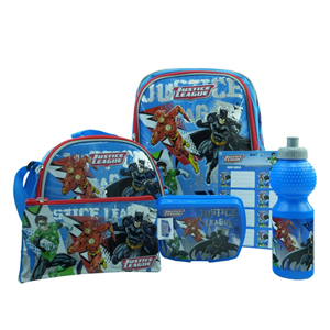 ست 6 در 1 کوله پشتی 40 سانتی Justice League مدل Promotion Items 6 in 1 - Justice League _کوله پشتی